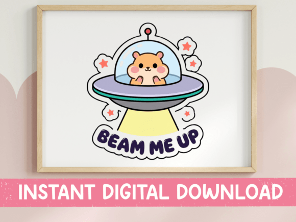 Beam Me Up UFO SVG: Graphics for T-Shirt Designs