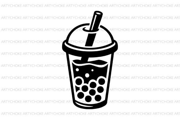 Cute Bubble Tea SVG: Graphics and Icons for Local Branding