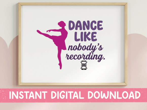 Dance Like Nobodys Recording SVG Graphics