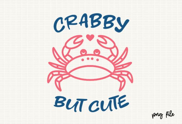 Hand Drawn Line PNG Summer SVG Crabby Graphics