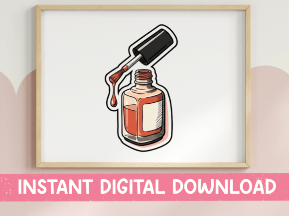 Vintage Serum Dropper Bottle Sticker Graphics